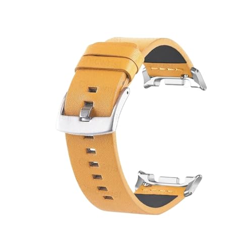 Lederarmband for Samsung Galaxy Watch 8 40mm 44mm/8Classic/Ultra2/Ultra 47mm Band ohne Lücken Quick Fit Armband(LBrS,For Watch Ultra2 2025) von WUURAA