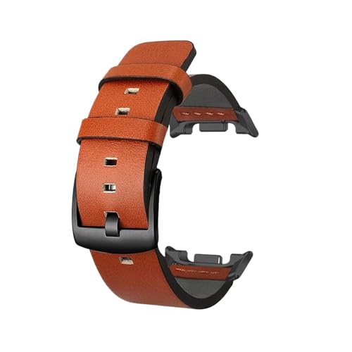 Lederarmband for Samsung Galaxy Watch 8 40mm 44mm/8Classic/Ultra2/Ultra 47mm Band ohne Lücken Quick Fit Armband(OB,For Watch Ultra2 2025) von WUURAA