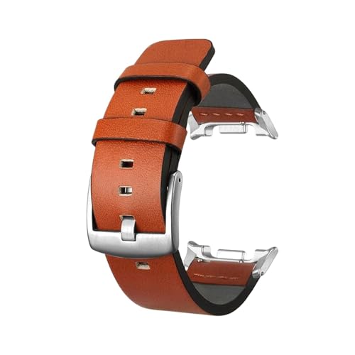 Lederarmband for Samsung Galaxy Watch 8 40mm 44mm/8Classic/Ultra2/Ultra 47mm Band ohne Lücken Quick Fit Armband(OS,For Watch Ultra2 2025) von WUURAA