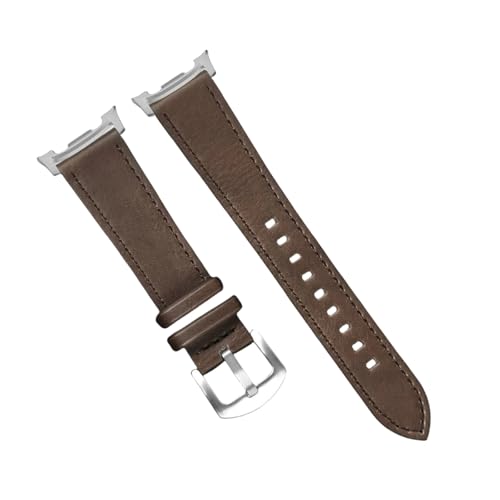 Lederarmband for Samsung Galaxy Watch 8 Classic/7 Ultra 47mm Loop Sport, ersetztes Band for Galaxy watch8 40 44mm Ultra2(DBrSS,For Watch 8 44mm) von WUURAA