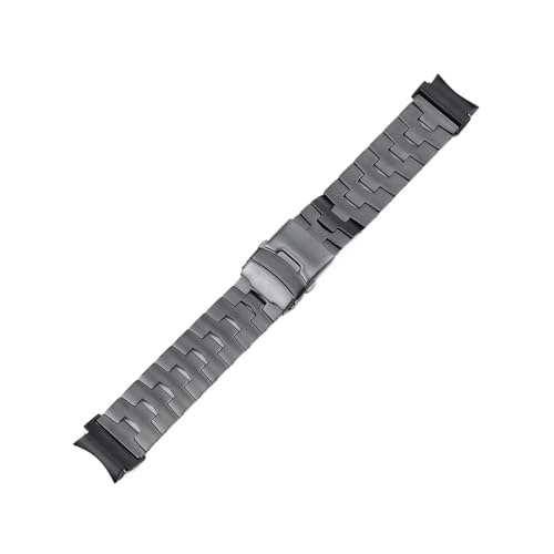 Leichtes Titanarmband for Samsung Galaxy Watch7 6 5 4 40 mm 4 mm Armbänder, Schnellverschluss-Ersatzarmband(Grey,For watch 7 44mm) von WUURAA