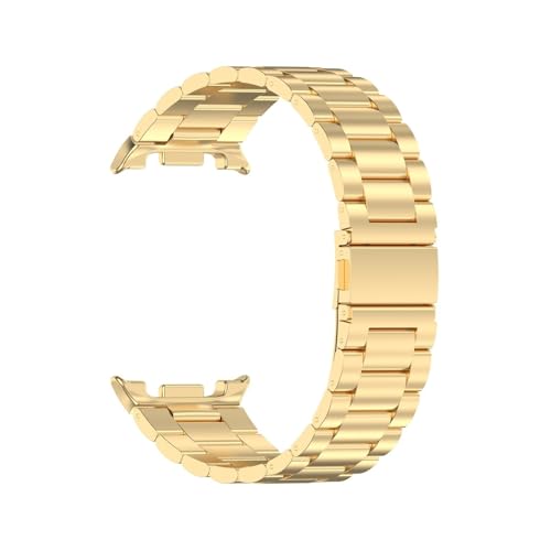 Lückenloses Edelstahlband For Samsung Galaxy Watch 8 40 44mm 8Classic 46MM Metallarmband For Galaxy Ultra 2 Uhrenarmband(Gold,For Watch 8 44mm) von WUURAA
