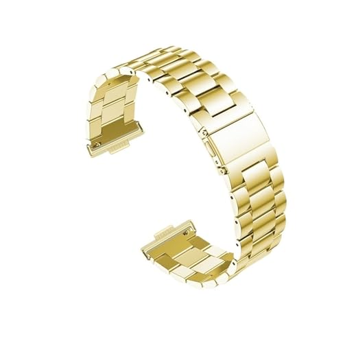 Metall Band for Huawei Watch Fit3 Fit4 Fit4Pro Edelstahl Armband Ersetzen(Gold,For Fit 4 Pro) von WUURAA
