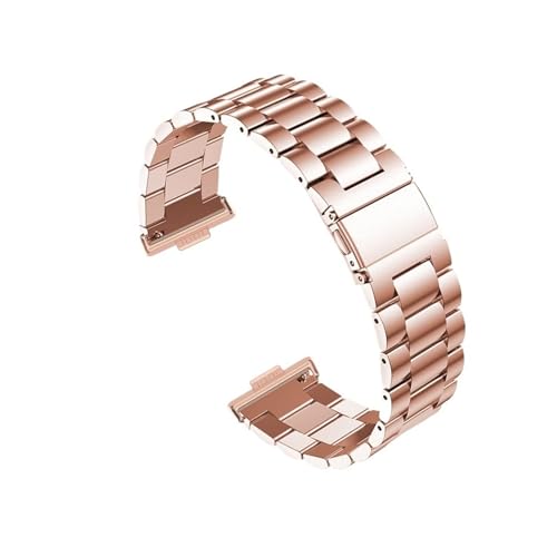 Metall Band for Huawei Watch Fit3 Fit4 Fit4Pro Edelstahl Armband Ersetzen(Rose Gold,For Fit 4 Pro) von WUURAA