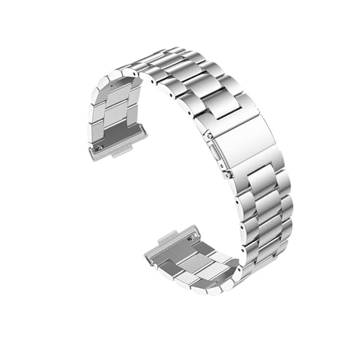 Metall Band for Huawei Watch Fit3 Fit4 Fit4Pro Edelstahl Armband Ersetzen(Silver,For Fit 4) von WUURAA