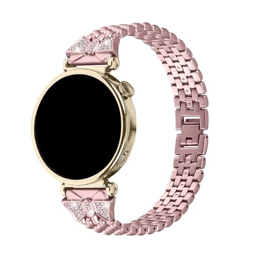 Modisches Metallarmband for Huawei Watch GT5Pro 42mm GT5 GT4 41mm Armband for Garmin Venu 2S 3S Forerunner 265S Band(For GT5 Pro 42MM) von WUURAA