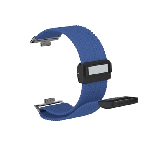 Nylon Loop Sportarmband for Huawei Watch Fit3 Fit4 Fit4Pro Spezialverbinder Band ersetzen Elastizitätsarmband(5 Cold Blue,For FIT3/4) von WUURAA