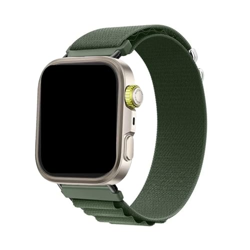 Nylon Loop Strap for Huawei Watch Fit 4/4Pro/3 Atmungsaktives austauschbares Armband for Huawei Watch Fit4/Fit4pro Armband(Army-green,For Fit 3) von WUURAA