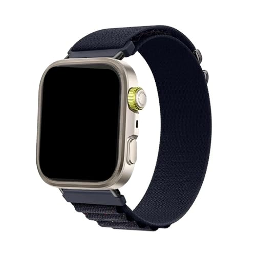 Nylon Loop Strap for Huawei Watch Fit 4/4Pro/3 Atmungsaktives austauschbares Armband for Huawei Watch Fit4/Fit4pro Armband(Deep blue shiny,For Fit 3) von WUURAA