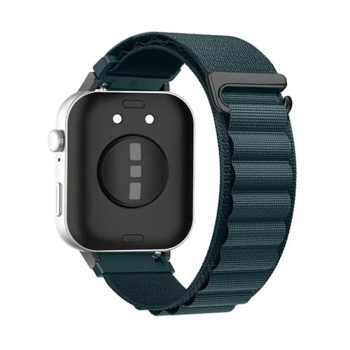 Nylon Loop Strap for Huawei Watch Fit 4/4Pro/3 Atmungsaktives austauschbares Armband for Huawei Watch Fit4/Fit4pro Armband(Rainforest green,For Fit 3) von WUURAA