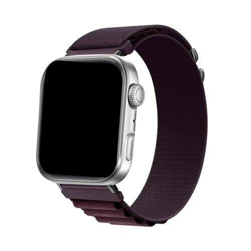 Nylon Loop Strap for Huawei Watch Fit 4/4Pro/3 Atmungsaktives austauschbares Armband for Huawei Watch Fit4/Fit4pro Armband(Wine red,For Fit 3) von WUURAA