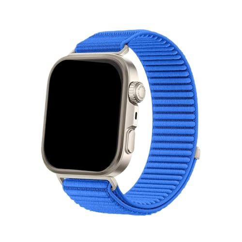 Nylon Loop Strap for Huawei Watch Fit 4 Pro Gewebtes Sportarmband for Huawei Watch Fit 3/4 Armband(Klein blue,For Fit 4) von WUURAA