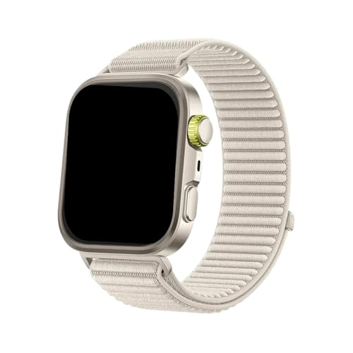 Nylon Loop Strap for Huawei Watch Fit 4 Pro Gewebtes Sportarmband for Huawei Watch Fit 3/4 Armband(Starlight,For Fit 3) von WUURAA