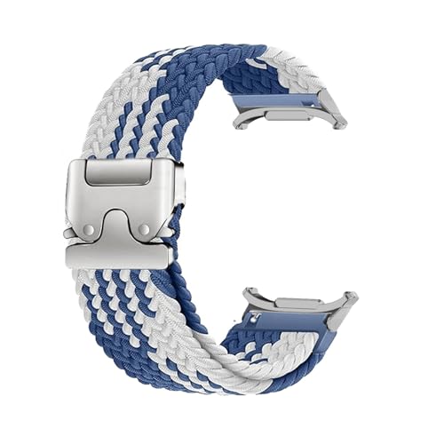 Nylonbänder for Samsung Galaxy Watch 7 Ultra 47 mm Fallschirmarmband Correa for WATCH ULTRA Keine Lücken Quick Fit Armband(ZUWS-S) von WUURAA