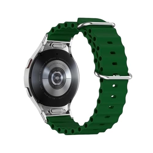 Ocean Band for Samsung Galaxy Watch 7 6 5 4 44 40mm 5pro 45mm 6classic 47 43mm 4classic 46 42mm No Gaps Correa-Armband(Clover,For Watch 7 40 44mm) von WUURAA