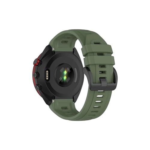 Outdoor-Sport-Armband, passend for Garmin Approach S70 47 mm 42 mm Silikon-Uhrenarmband (Color : Army green, Size : For Approach S70 42mm) von WUURAA