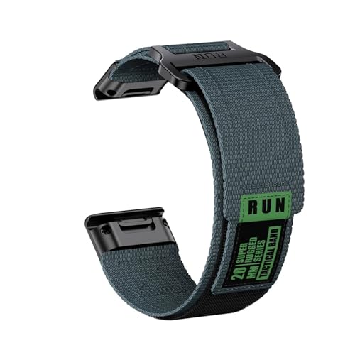 QuickFit 22mm 26mm breites Nylonband for Garmin Fenix 8 ​​7 7X Pro 6 6X 5 5X Plus Instinctive 2 Armband ersetzen Band Correa(HU,26mm(Fenix 8 51mm)) von WUURAA