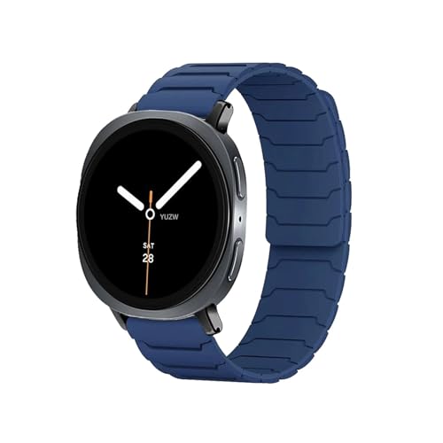 Silikon-Loop-Band for Samsung Galaxy Watch 8 44mm 40mm Ersatz-Sportarmband for Watch8 Classic 46mm Armband(Blue,For Watch 8 40MM) von WUURAA
