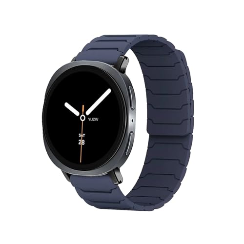 Silikon-Loop-Band for Samsung Galaxy Watch 8 44mm 40mm Ersatz-Sportarmband for Watch8 Classic 46mm Armband(Midnight blue,For Watch 8 40MM) von WUURAA