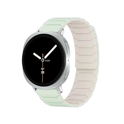 Silikon-Loop-Band for Samsung Galaxy Watch 8 44mm 40mm Ersatz-Sportarmband for Watch8 Classic 46mm Armband(Mint starlight,For Watch 8 40MM) von WUURAA