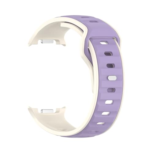 Silikon-Loop-Sportarmband for Samsung Galaxy Watch 8 40MM 44MM, ersetztes Armband for Galaxy 8 Classic 46MM(Starlight Purple,For watch8 40mm) von WUURAA