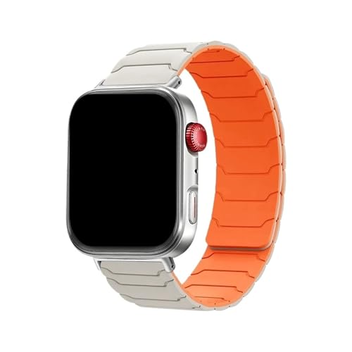 Silikon-Quick-Fit-Armband for Huawei Watch Fit 4 Pro, Sportarmband,for Huawei Watch Fit4 Fit3, Band Correa(8# Starlight Orange,For Fit4) von WUURAA