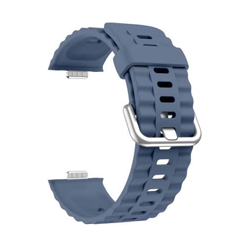 Silikon-Reifenprofilarmband for Huawei Watch Fit 4 Pro Armband for Watch Fit4 Fit3 Ersatzbänder(Blue,For Fit 4 Pro) von WUURAA