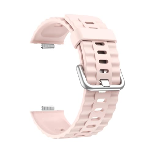 Silikon-Reifenprofilarmband for Huawei Watch Fit 4 Pro Armband for Watch Fit4 Fit3 Ersatzbänder(Pink,For Fit 4 Pro) von WUURAA