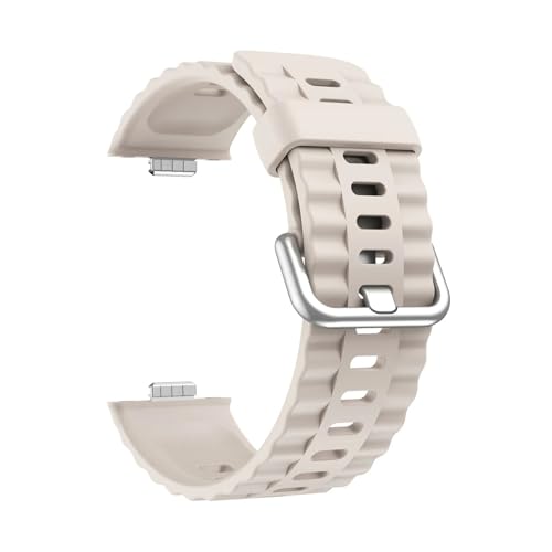 Silikon-Reifenprofilarmband for Huawei Watch Fit 4 Pro Armband for Watch Fit4 Fit3 Ersatzbänder(Star Light,For Fit 4) von WUURAA