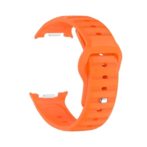 Silikonarmband for Samsung Galaxy Watch 8 40MM 44MM Loop Sport, ersetztes Band for Galaxy 8Classic 46MM Armband(Orange,For watch 8 40MM) von WUURAA