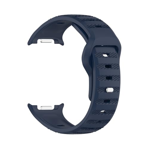 Silikonarmband for Samsung Galaxy Watch 8 44 40 mm, Sportarmband for Watch8 Classic 46 mm, ersetzt atmungsaktives Armband(Midnight Blue,For Galaxy 8 40mm) von WUURAA