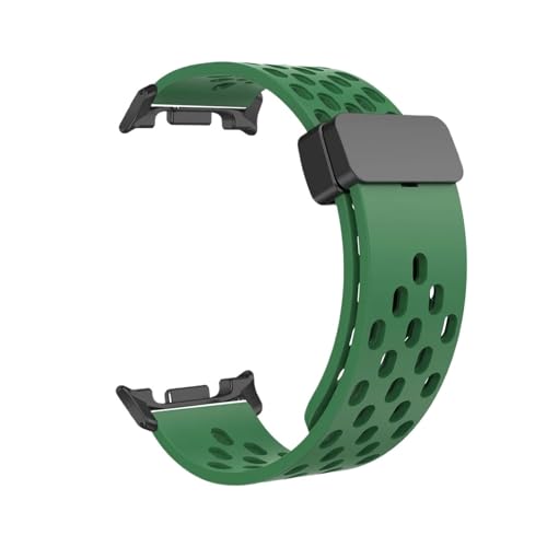 Silikonband for Samsung Galaxy Watch 8Classic 46mm, atmungsaktives Sport-Correa-Armband for Watch 8 44mm 40mm Armband(CloverB,For Galaxy 8Classic 46mm) von WUURAA