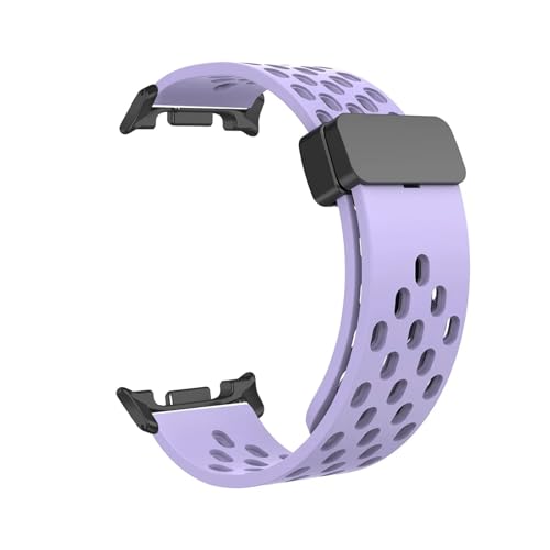 Silikonband for Samsung Galaxy Watch 8Classic 46mm, atmungsaktives Sport-Correa-Armband for Watch 8 44mm 40mm Armband(LilacB,For Galaxy 8Classic 46mm) von WUURAA