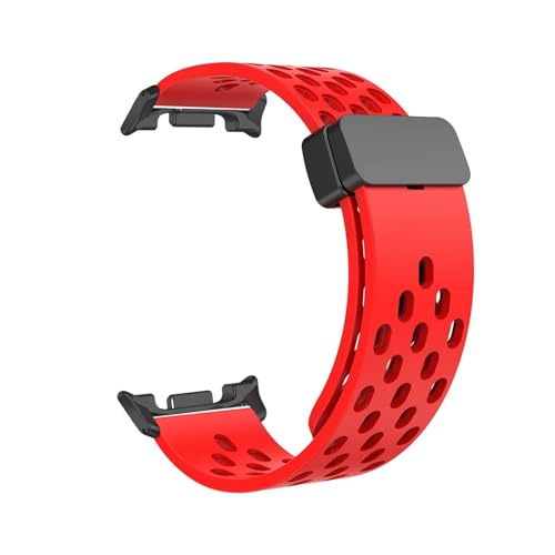 Silikonband for Samsung Galaxy Watch 8Classic 46mm, atmungsaktives Sport-Correa-Armband for Watch 8 44mm 40mm Armband(RB,For Galaxy 8 44mm) von WUURAA