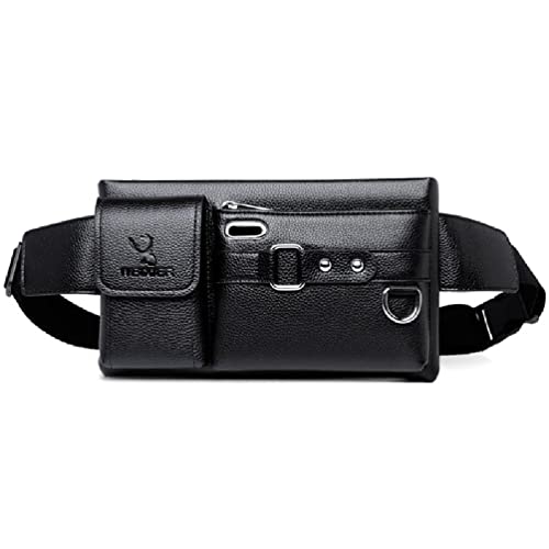 Single Shoulder Multi Funktions Große Kapazität Taille Tasche Männer Brust Taschen Männer Taille Tasche von WUURAA