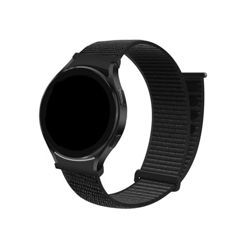 Sport-Loop-Band for Samsung Galaxy Watch 6/5/4 40 mm 44 mm 5 Pro 45 mm Nylon 20 mm Armband Galaxy Watch 6 Classic 43 mm 47 mm Armband (Color : Black 04, Size : For Galaxy 5-5 pro) von WUURAA