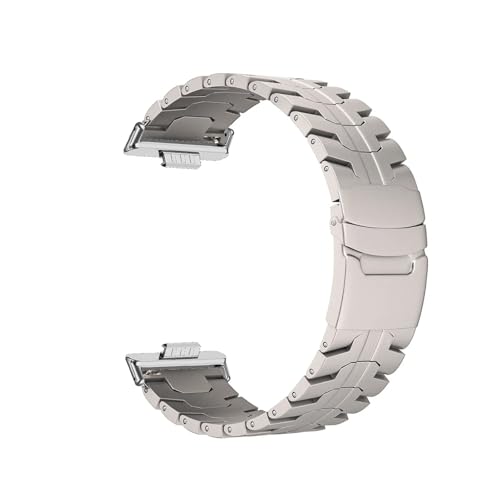 Titanarmband for Huawei Watch Fit 4 Pro Armband Correa for Huawei Watch Fit 4 3 Metallband ersetzen(Titanium-Silver,For fit 4 pro) von WUURAA