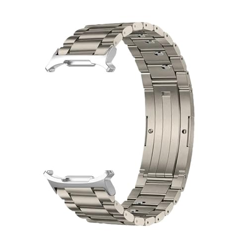 Titanarmband for Samsung Galaxy Watch Ultra 2025 47mm Armband for Watch 8 40mm 44mm 8Classic 46mm Band Armband Quick Fit(Titanium,For Galaxy 8 Classic 46mm) von WUURAA