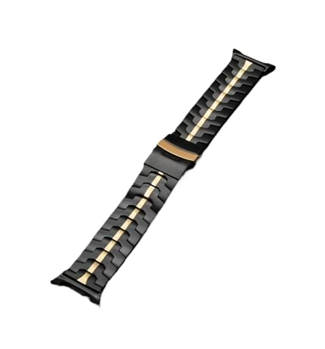 Titanband for Samsung Galaxy Watch 8 Ultra2 Correa Armband Zubehör for Watch8 Ultra 2 Loop Armband(Black gold) von WUURAA