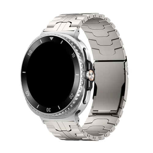 Titanband for Samsung Galaxy Watch 8Classic 46mm 8 44mm 40mm Armband for Samsung Watch Ultra 2025 Armband(Titanium,For Galaxy 7 Ultra 47mm) von WUURAA