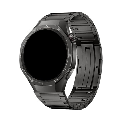 Ultraleichtes, dünnes Titan-Schnellverschlussband, Ersatzarmband for Huawei Watch GT5 GT5Pro GT4(B Titanium Grey,For Ultimate) von WUURAA
