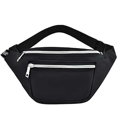 WUURAA Bauchtasche, Gürteltaschen Für Damen Und Herren, Modische Nylon Hüfttasche, Reise Tragetaschen, Laufen, Gehen, Wandern, Reißverschluss, Brusttasche, Handytasche, Umhängetaschen von WUURAA