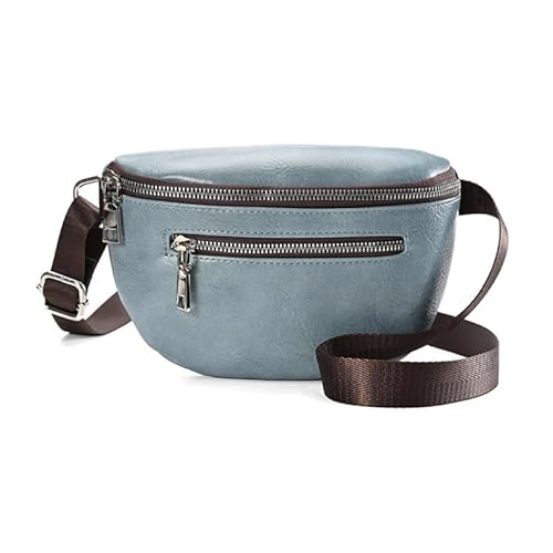 WUURAA Bauchtasche, Stilvolle Hüfttaschen Für Damen, Freizeit, Halbmond Gürteltasche, Schultertasche, Umhängetasche, Brusttasche, Gürteltasche, Hüfttasche von WUURAA