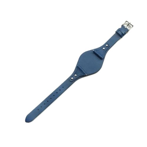 WUWMTUTCK Atmungsaktive Uhrenarmbänder passend for Fossil ES4045 ES4114 ES4113 ES3838 ES3625 ES3616 Serie Geruchloses Armband 18 mm(Dark blue(PW),Steel-K1-18mm) von WUWMTUTCK