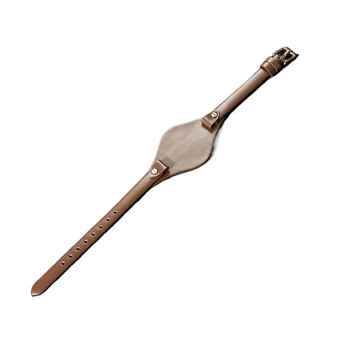 WUWMTUTCK Elastische, hautfreundliche Leder-Kompaktuhrenarmbänder for Damen, passend for Fossil Es3077, Es2830, Es3262, Es3060, Es4176, Armband 8 mm(Coffee-Rose-K1) von WUWMTUTCK