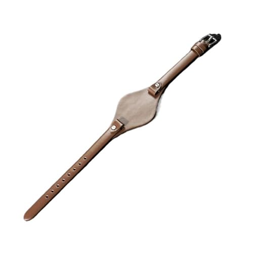 WUWMTUTCK Elastische, hautfreundliche Leder-Kompaktuhrenarmbänder for Damen, passend for Fossil Es3077, Es2830, Es3262, Es3060, Es4176, Armband 8 mm(Coffee-Steel-K1) von WUWMTUTCK