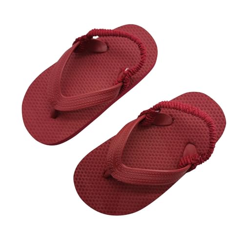 WUYISTAR Kleinkind Mädchen Flip Flops kleine Kinder Strand Pool rutscht Sandalen mit Riemen zurück von WUYISTAR