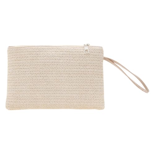 WUYJI Damen-Clutches 1 Stück Damen Stroh Clutch, Stroh Clutch, Strandtasche, Reißverschluss Geldbörse Boho Tasche Geldbörse Stroh Handtasche für Frauen Mädchen WUYJI Damen-Clutches 1 Stück Damen Stroh Clutch, Stroh Clutch, Strandtasche, Reißverschluss Geldbörse Boho Tasche Geldbörse Stroh Handtasche für Frauen Mädchen von WUYJI