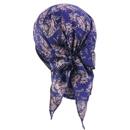 WUYJI Women's Head Scarves, 1 Stück Damen Elastisches Baumwollkopftuch Damen Chemotherapie Kopfbedeckung Chemotherapie Schal Kopftuch Mütze für Krebs Schlaf Haarausfall WUYJI Women's Head Scarves, 1 Stück Damen Elastisches Baumwollkopftuch Damen Chemotherapie Kopfbedeckung Chemotherapie Schal Kopftuch Mütze für Krebs Schlaf Haarausfall von WUYJI