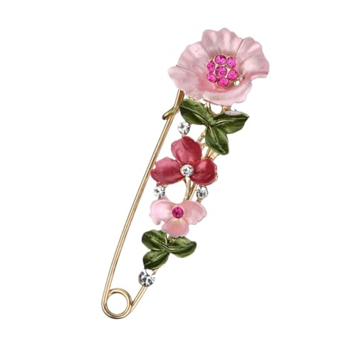 2 Stück Broschennadeln in Blumenform for Kragendekoration, vielseitige Brosche, Anstecknadeln, Hemdkragennadeln for Damen Für Kleidung von WUYXTO